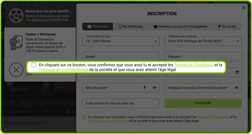 confirmer les règles générales